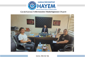 Çocuk Korosu Velilerimizden Müdürlüğümüze Ziyaret